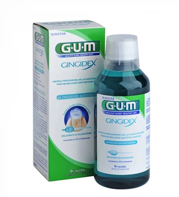 GUM Bains de Bouche Gingidex 300ml (Gensives fragiles)/1704
