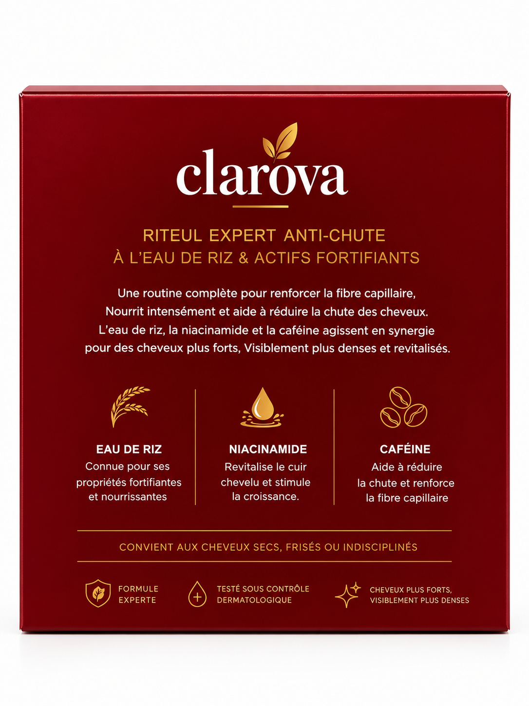 CLAROVA PACK ANTI CHUTE SHAMPOING+SPRAY+MASQUE