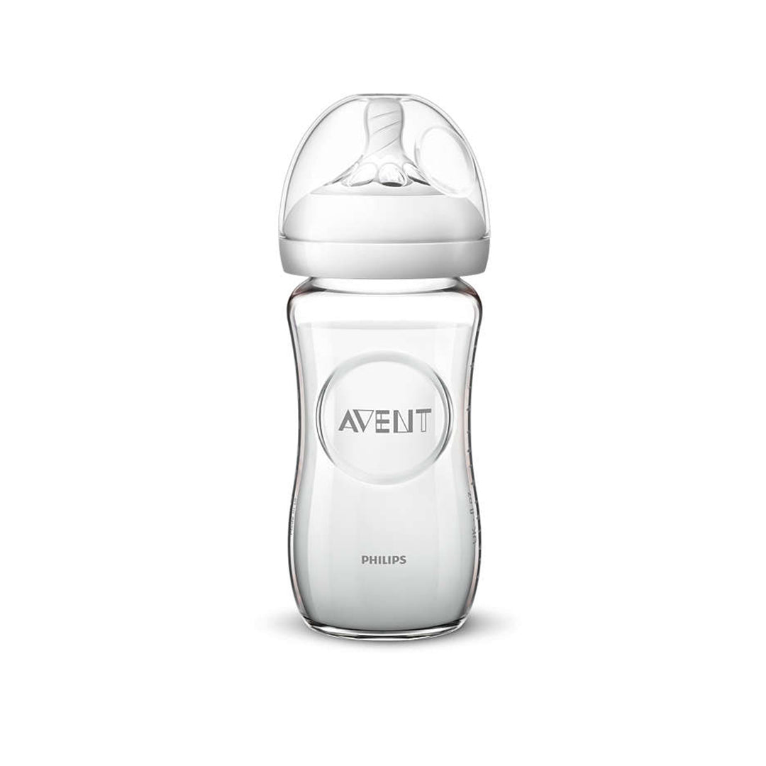 AVENT BIBERON NATURAL EN VERRE 240 ML SCF053/17