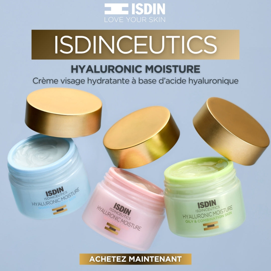 ISDINCEUTICS HYALURONIC MOISTURE - HYALURONIC MOISTURE OILY & COMBINATION SKIN + TROUSSE BRONZE ISDINCEUTICS