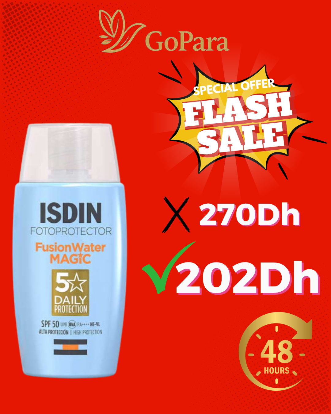 MAGIC INVISIBLE - Fotoprotector Fusion Water Magic SPF50