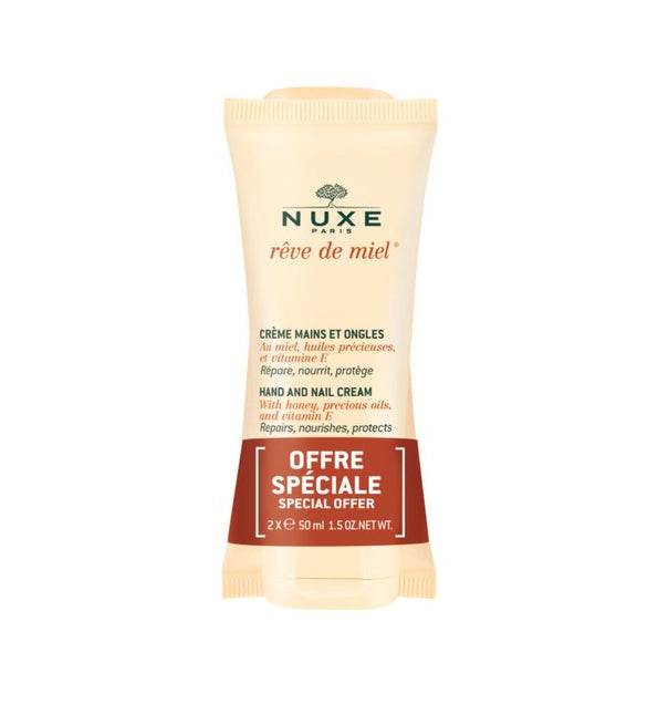 NUXE Rêve de Miel - Crème Mains et Ongles 2X50ml