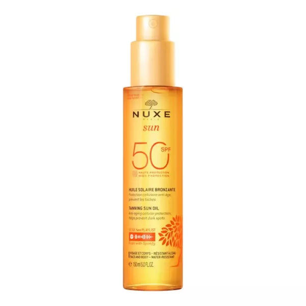 NUXE SUN HUILE BRONZANTE SPF50+150ML