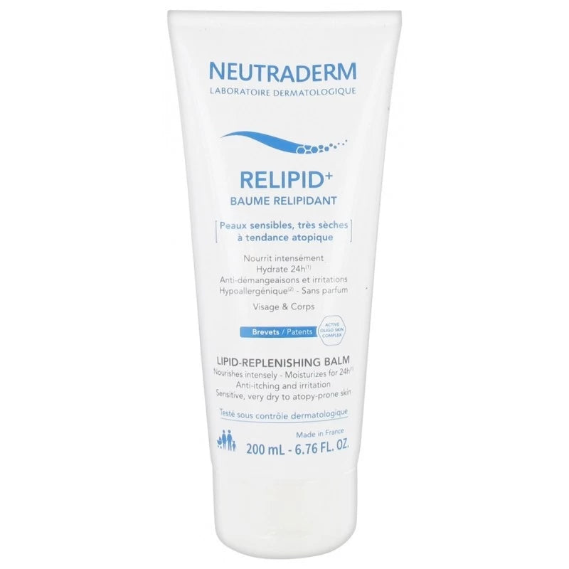 NEUTRADERM RELIPID CREME DE DOUCHE VISAGE ET CORPS 200ML