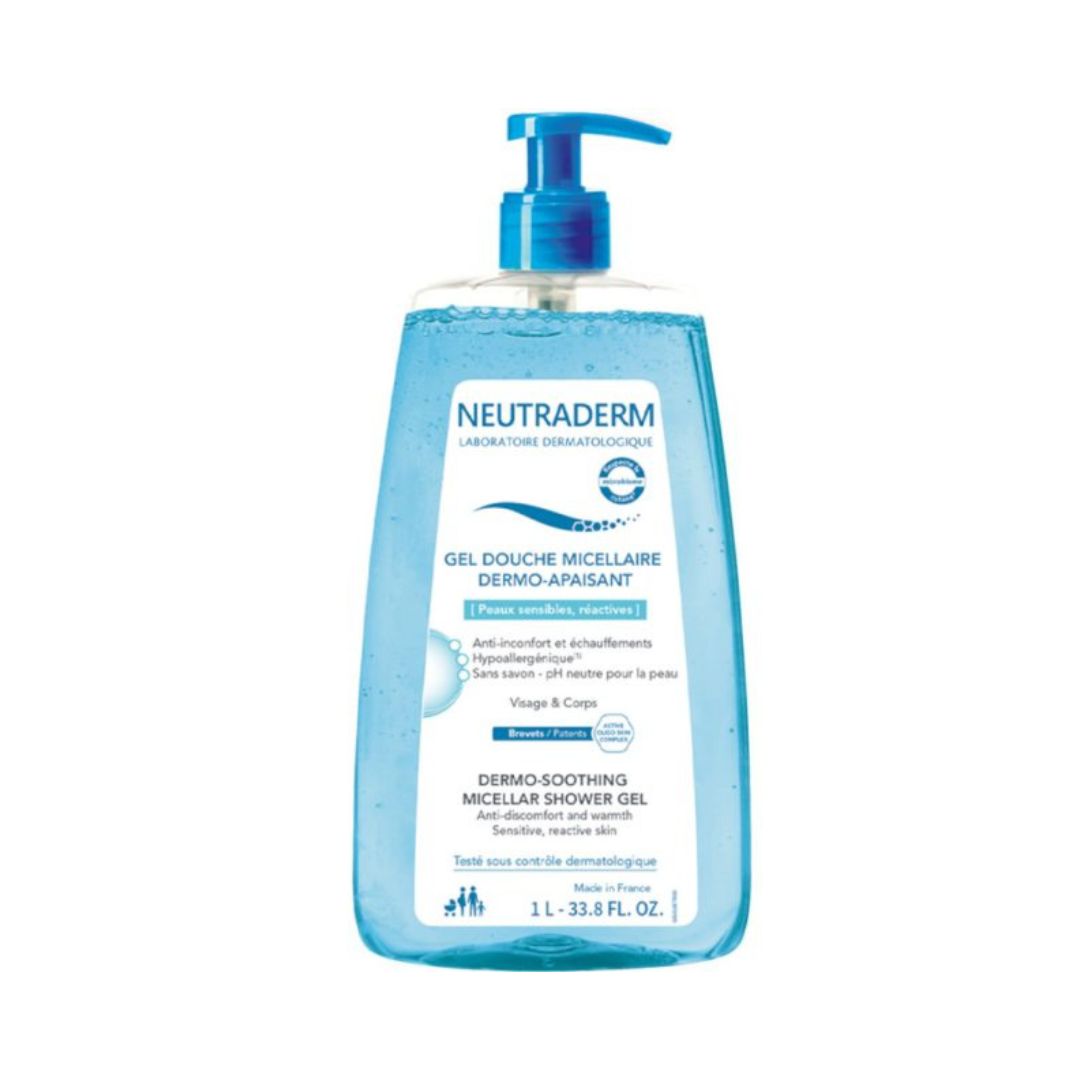 NEUTRADERM GEL DOUCHE MICELLAIRE DERMO-APAISANT VISAGE ET CORPS 500ML