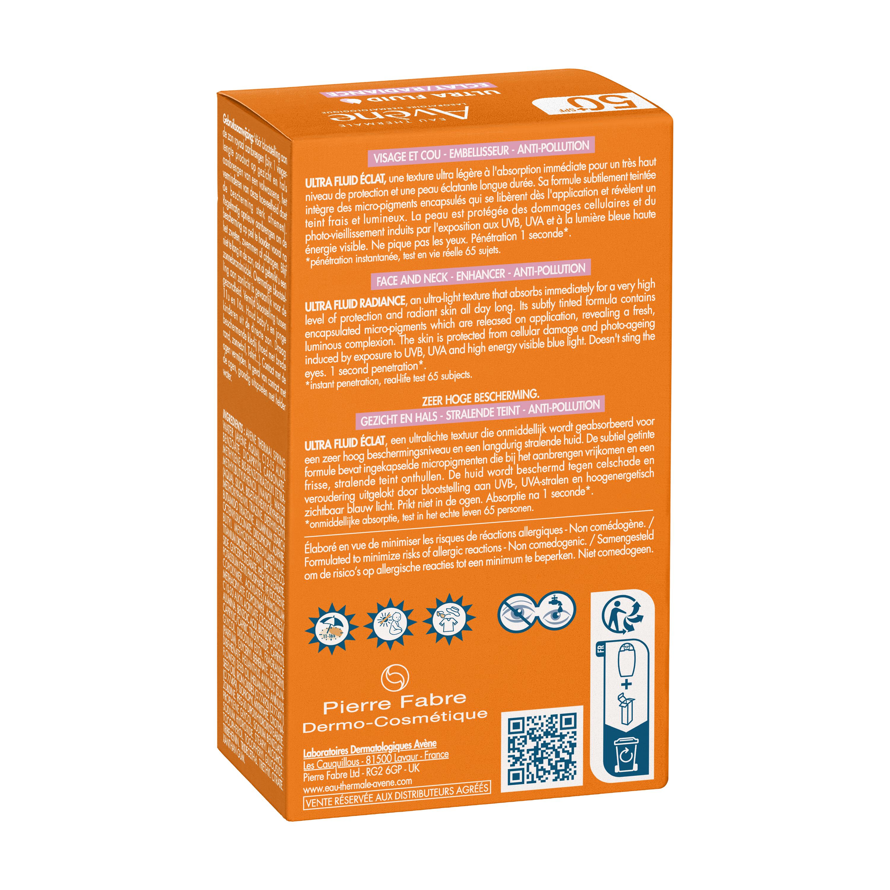 AVENE ULTRA FLUID ECLAT RADIANCE SPF50+