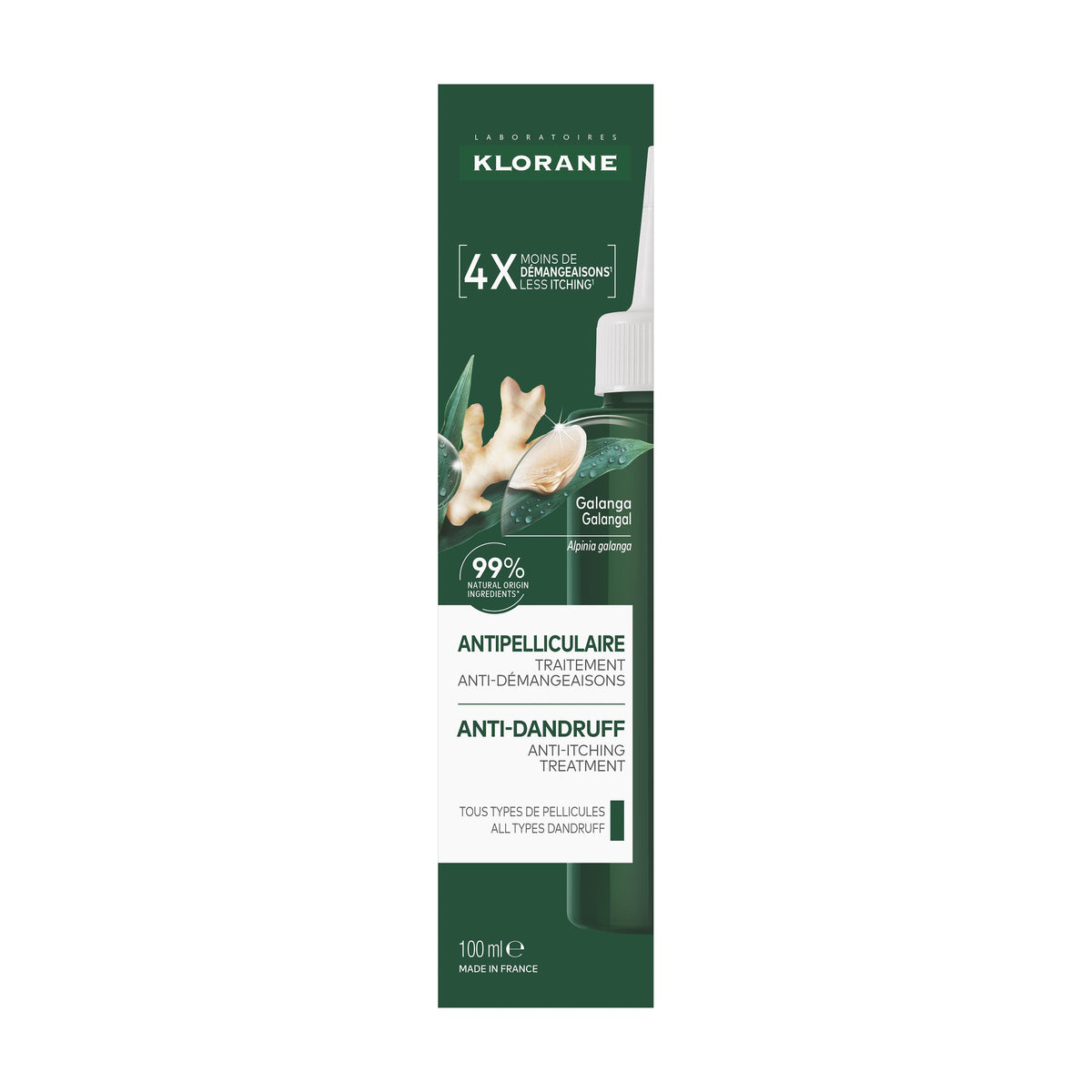 KLORANE SERUM ANTIPELLICULAIRE GALANGA 100ML