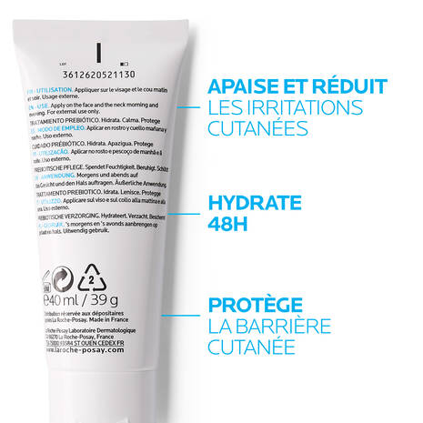 FESTIVAL La Roche-Posay Toleriane Sensitive Crème Hydratante Apaisante Peau Sensible| 40ml