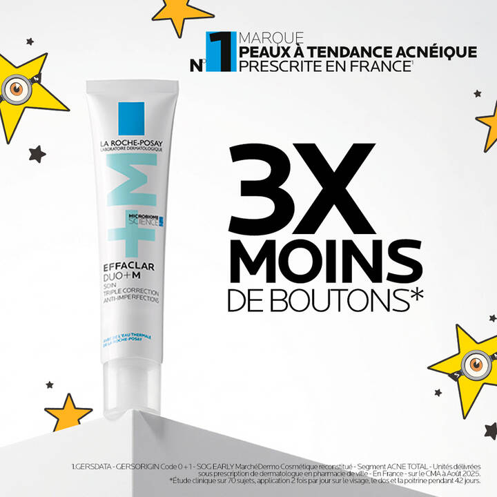 FESTIVAL La Roche-Posay Effaclar Duo+M Soin Triple Correction Anti-Imperfections | 40 ml + effaclar gel moussant 50 ml