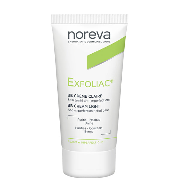NOREVA EXFOLIAC BB CRÈME CLAIRE 30 ml