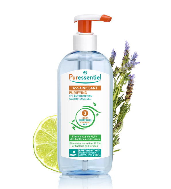 PURESSENTIEL GEL ANTIBACTÉRIEN AUX 3 HUILES ESSENTIELLES 250 ML