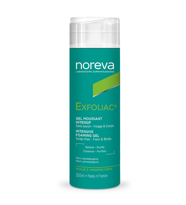 NOREVA EXFOLIAC GEL MOUSSANT INTENSIF 200 ml