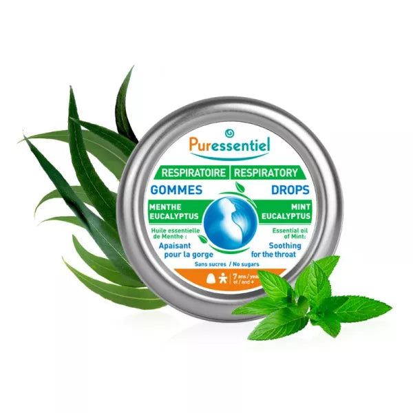 BDM PURESSENTIEL RESPIRATOIRE GOMME ADOUCISSANTES 45GR