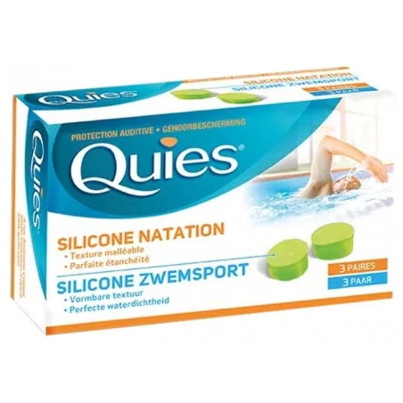 QUIES SILICONE NATATION ADULTE BTE 6 UNITÉS
