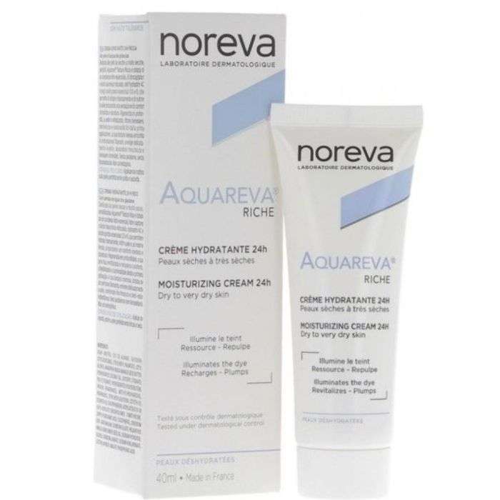 NOREVA AQUAREVA CREME HYDRATANTE 24H TEXTURE RICHE 40ML