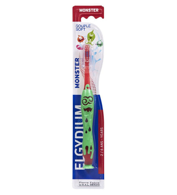 Elgydium Kids Monster - Brosse à dents 2-6 Ans