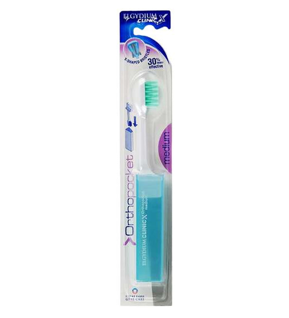 Elgydium Clinic - Brosse à dents Orthopocket X Medium