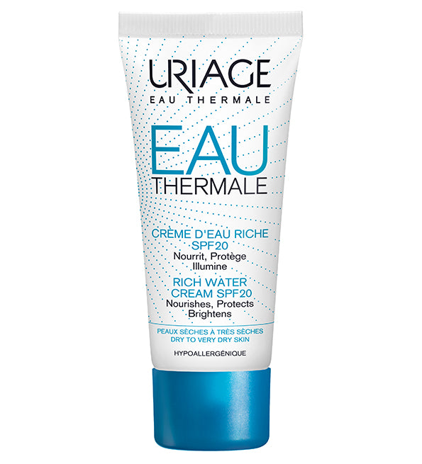 Uriage - Eau Thermale - Crème d’Eau Riche SPF20 - 40 ml