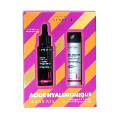 NOVEXPERT COFFRET BEST SELLER SERUM BOOSTER AH 30ML + EAU MICELLAIRE AH 50ML