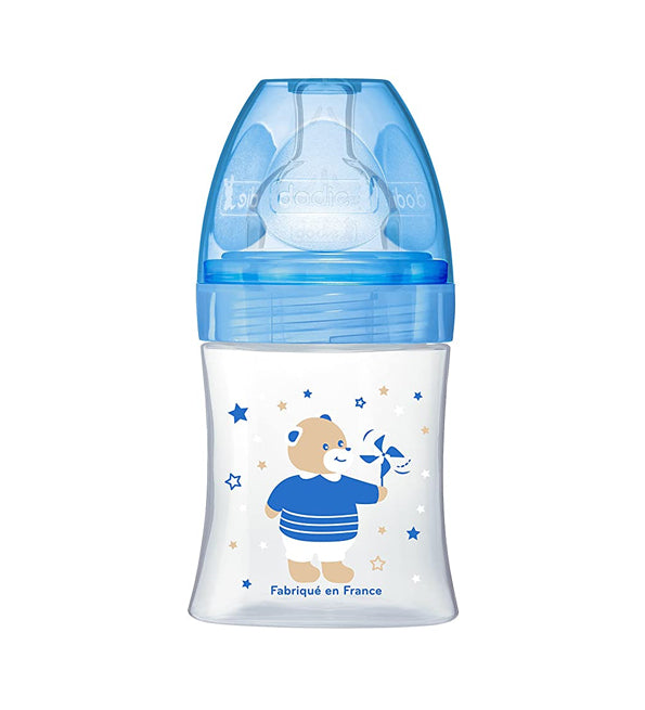 DODIE BIBERON SENSATION+ 150ML BLEU OURSON 0-6 M TÉT PLATE D1