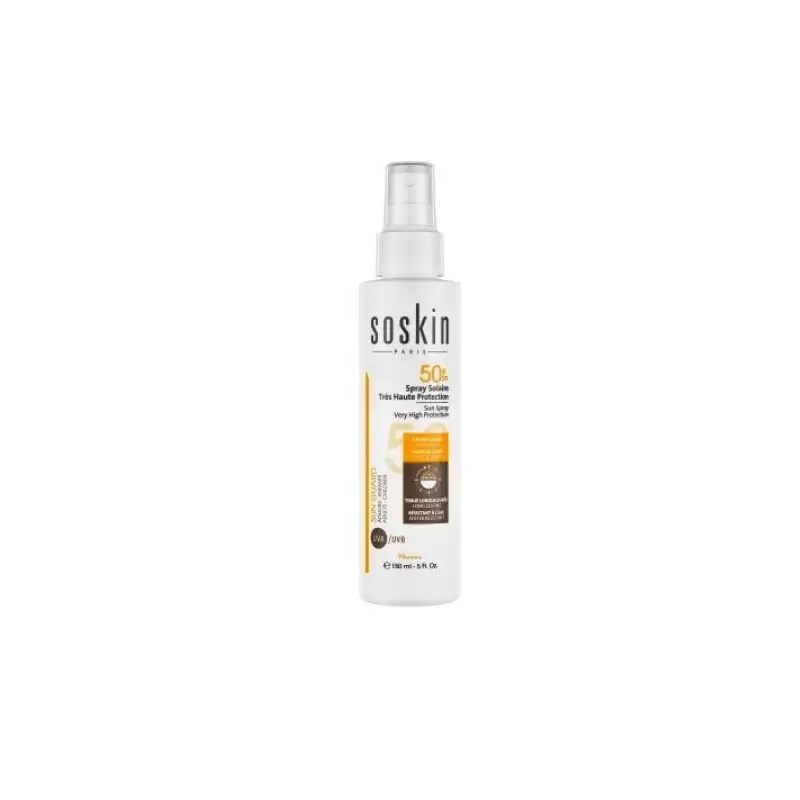 SOSKIN ECRAN SPRAY SPF50 ADULTE+ENFANT 150ML