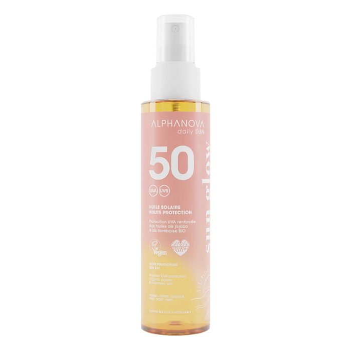ALPHANOVA HUILE SOLAIRE SPF50+125ML