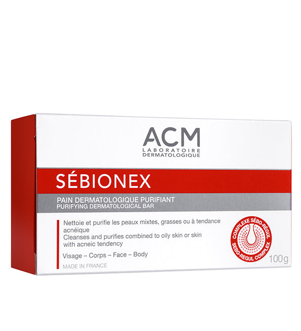 ACM SÉBIONEX PAIN DERMATOLOGIQUE PURIFIANT - 100 G