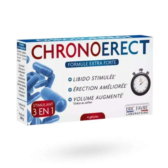 ERIC FAVRE CHRONOERECT STIMULANT SEXUEL 4 GELULES