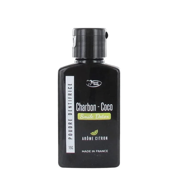 DENTI-SMILE POUDRE BLANCHEUR CHARBON COCO CITRON 15G