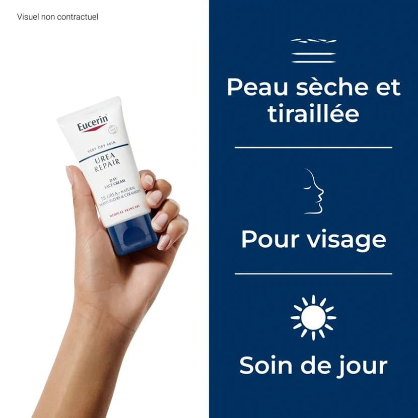 EUCERIN UreaRepair CRÈME VISAGE 5% D'URÉE