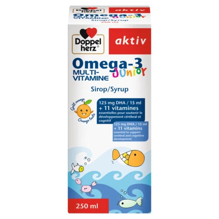 Doppelherz aktiv Omega-3 Junior Multivitamine