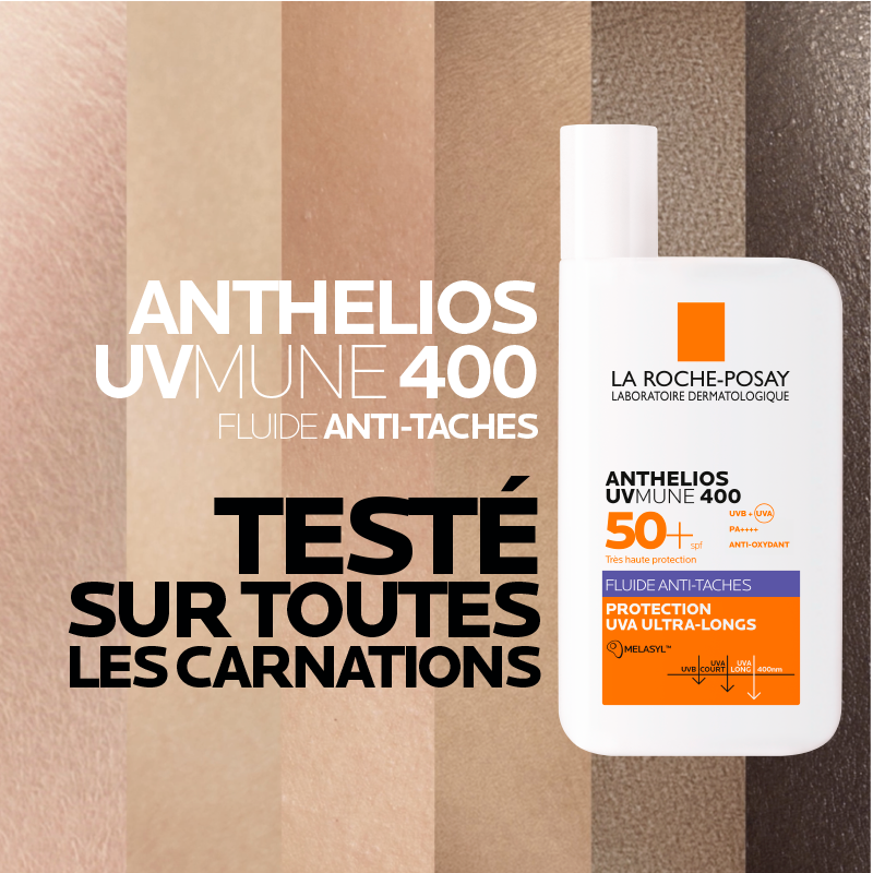 Anthelios UVMUNE 400 Fluide Anti-taches SPF 50+ | Peaux sensibles|50ML