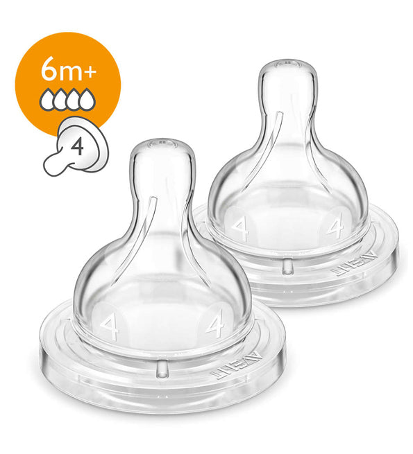 AVENT 2TETINES 6M+/4T