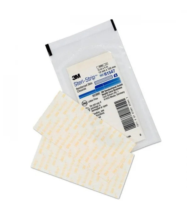 3M STERI-STRIP 12MM*100MM BLEU / UNITEE