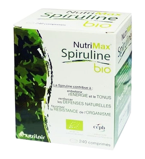 Nutrimax Spiruline Bio - 240 Comprimés