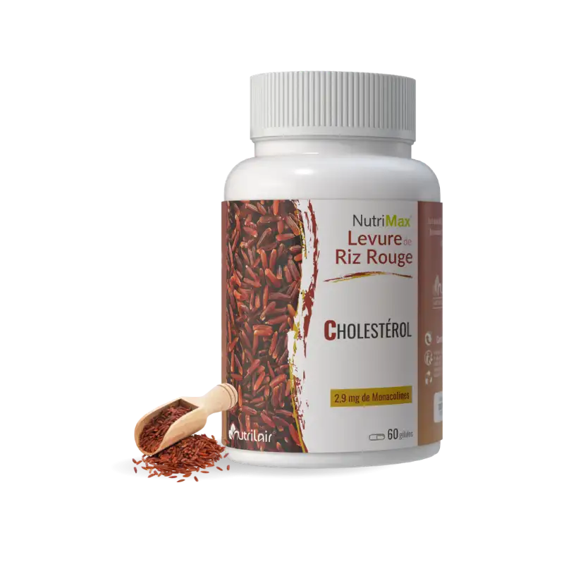 Nutrimax Levure de Riz Rouge 60 Gélules