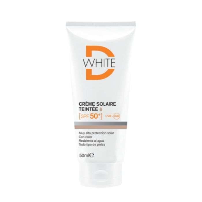 D-WHITE CREME SOLAIRE TEINTE MEDIUM SPF 50+