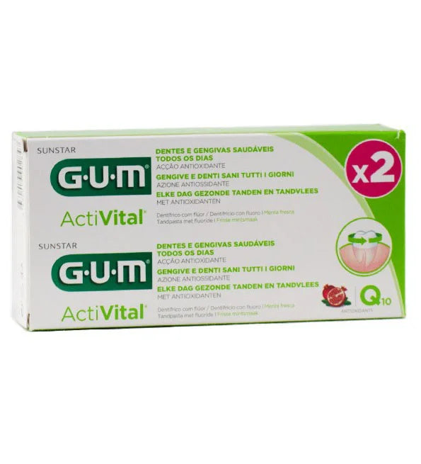 GUM Dentifrice Activital Soin quotidien 75ml Pack Par 2/6050/2