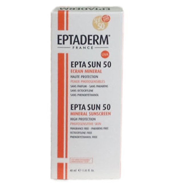 EPTADERM SUN 50 MINERAL TEINTEE 40ML