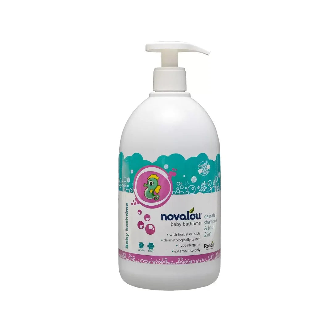 NOVALOU BABY GEL LAVANT 2EN1 CORPS &CHEVEUX 1L