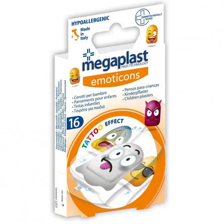 MEGAPLAST EMOTICONS ENFANTS PANSEMENS 16
