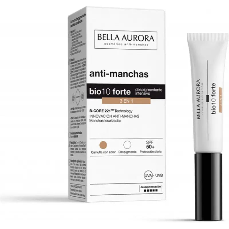 BELLA AURORA BIO10 FORTE 3EN1 TEINT TACHES SPF50+10ML