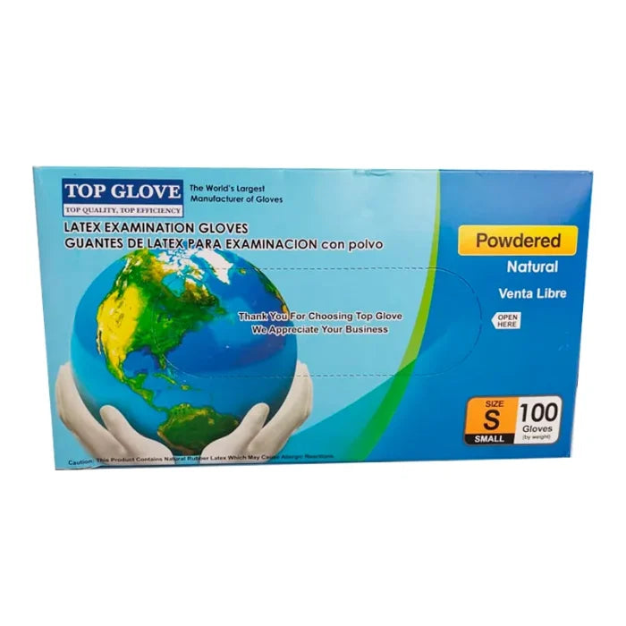 TOP GLOVE GANTS LATEX S BOITES DE 100 UNITES