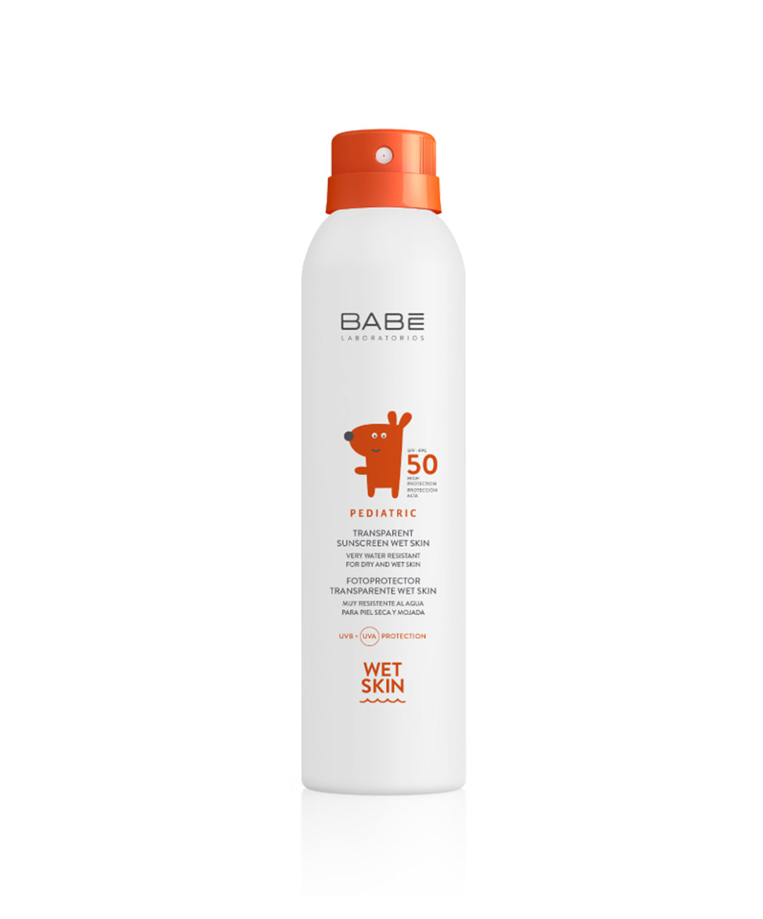 BABE CREME SPRAY SOLAIRE TRANSPARENTE PEAU MOUILLE SPF 50 200 ML