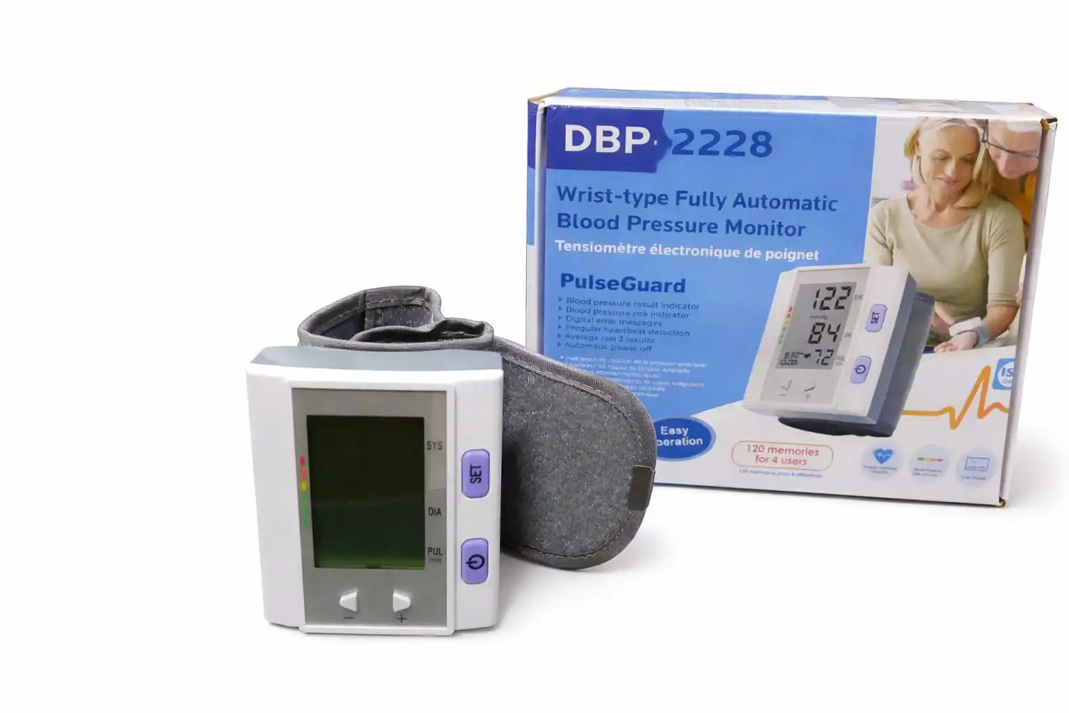 COMED TENSIOMETRE ELEC A POIGNET BLANC DBP-2228