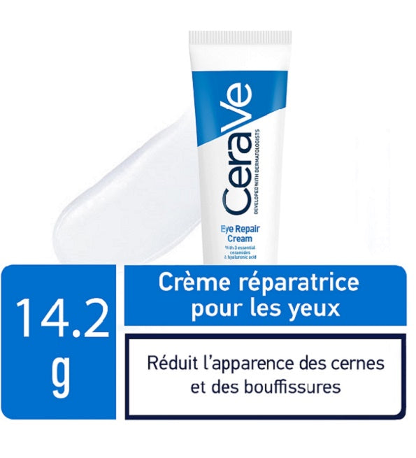 CeraVe Crème Réparatrice Yeux Anti-Cernes et Anti-Poches | 14ml