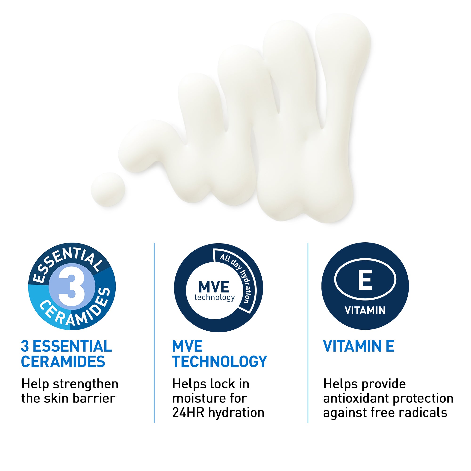 CERAVE Fluide Hydratant Invisible SPF50 | Peau Normale à Sèche | 50ml