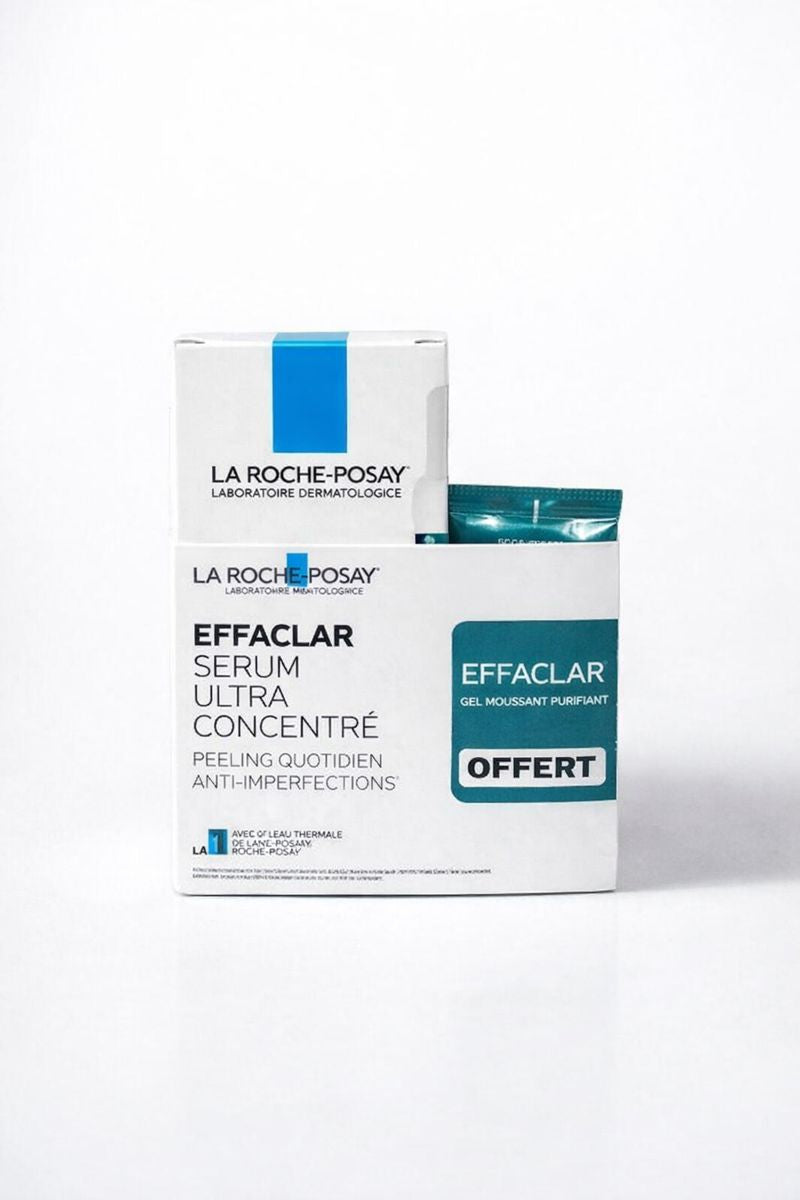 PACK ROCHE POSAY EFFACLAR SERUM 30ML+EFFACLAR MICRO PEELING 15 ML