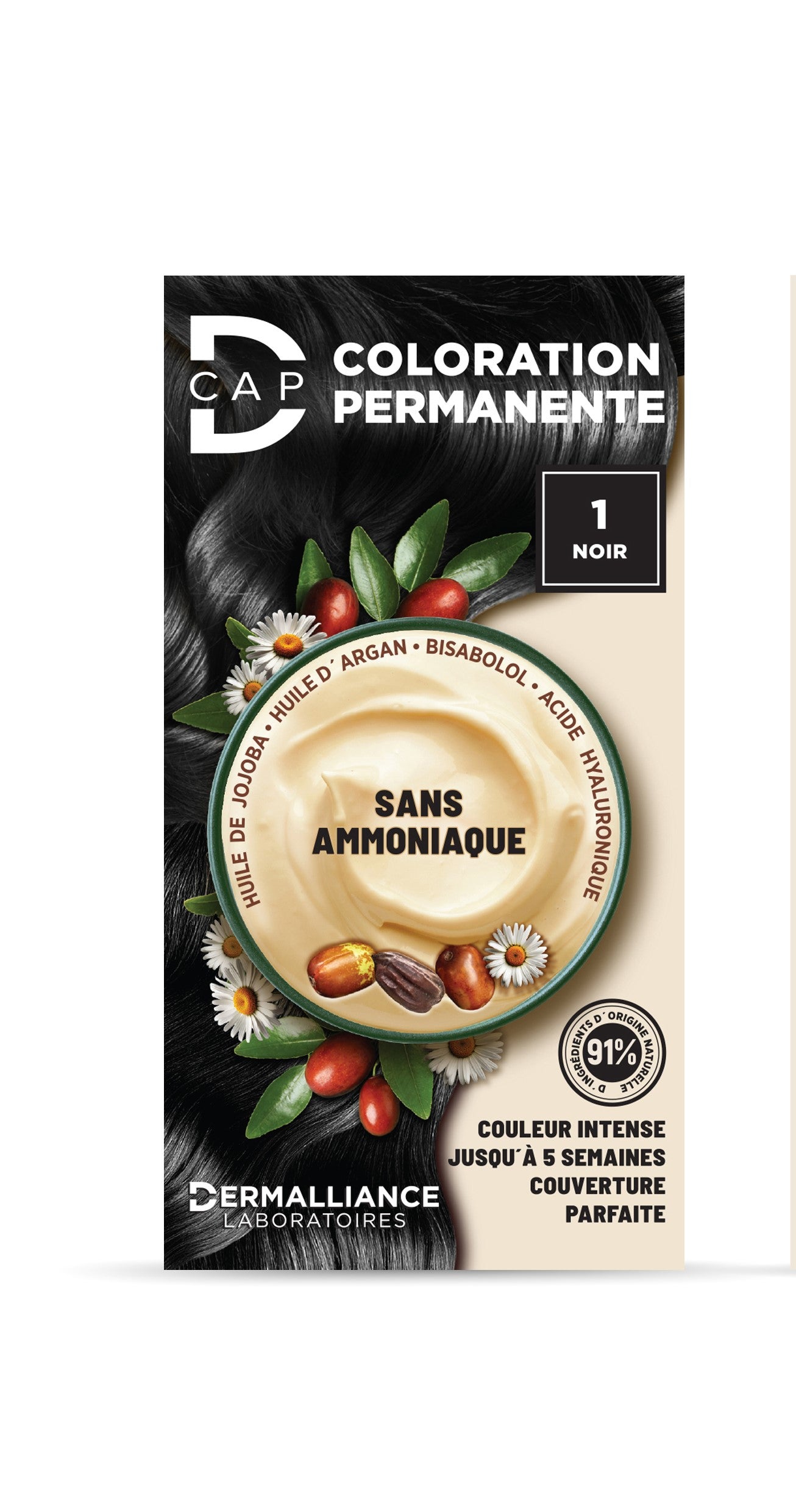 D-CAP COLORATION PERMANENTE # 1 NOIR