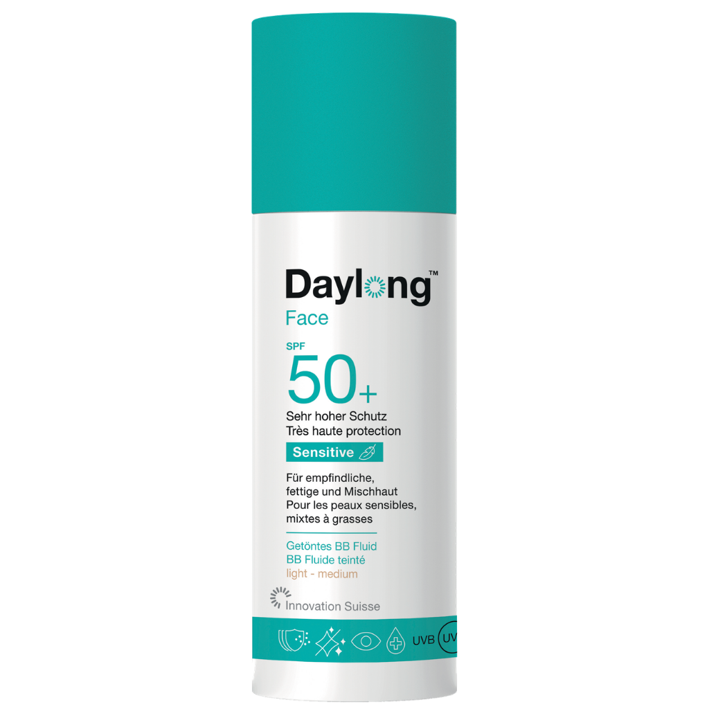 DAYLONG FACE SENSITIVE BB FLUIDE TEINTE SPF 50+ 50 ML